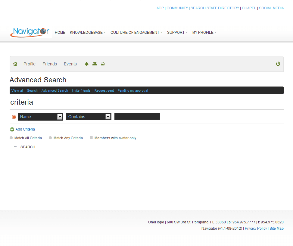 Nav Search Directory